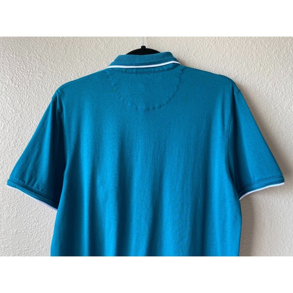 Ted Baker Derry Modern Slim Fit Polo Teal - Picture 7 of 10